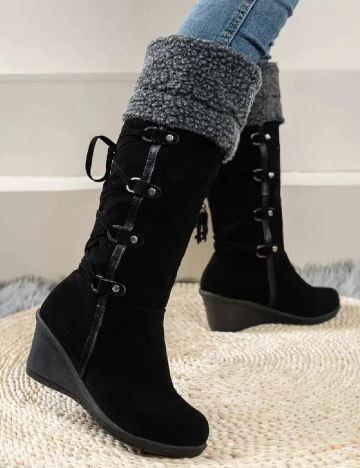 Cizme SHEIN, negru Negru