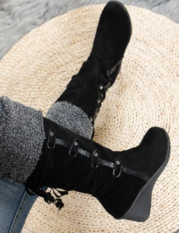 Cizme SHEIN, negru Negru