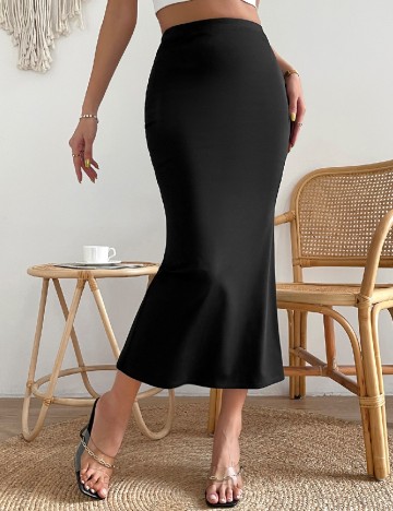 
						Fusta SHEIN, negru
