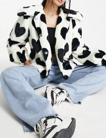 Jacheta Miss Selfridge, ecru Alb