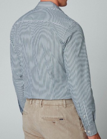Camasa HACKETT, alb/verde