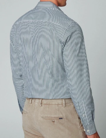 Camasa HACKETT, alb/verde