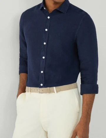Camasa HACKETT, bleumarin Albastru