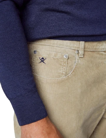 Pantaloni HACKETT, crem