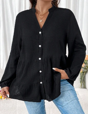 Bluza SHEIN CURVE, negru