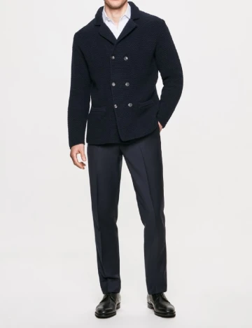 Pantaloni HACKETT, bleumarin inchis