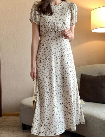 Rochie lunga Dazy, floral