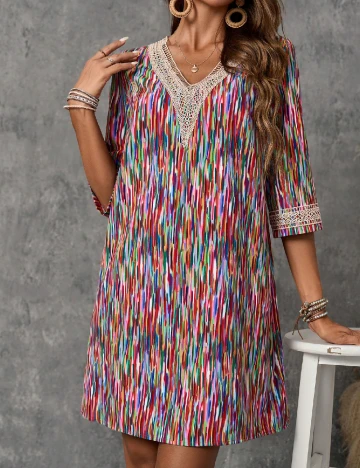 Rochie scurta SHEIN, mix culori