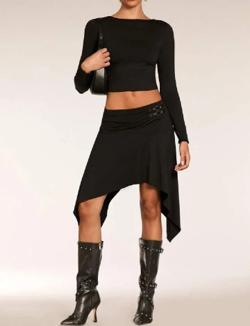 Top SHEIN, negru
