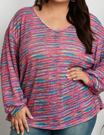 Bluza SHEIN CURVE, mix culori
