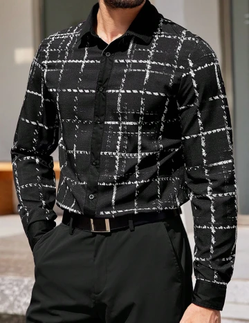 Camasa SHEIN, negru