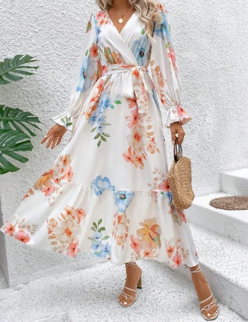 Rochie lunga SHEIN, floral Floral print
