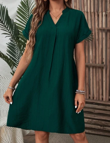 Rochie scurta Emery Rose, verde Verde