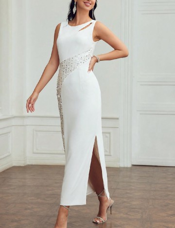 
						Rochie lunga SHEIN, alb