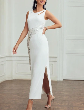 Rochie lunga SHEIN, alb
