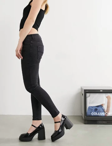 Blugi COLLUSION, negru Negru