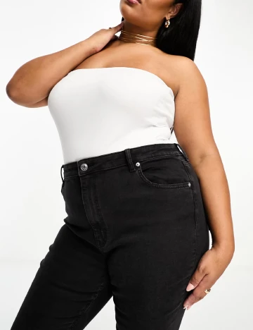 Blugi ASOS Curve, negru Negru