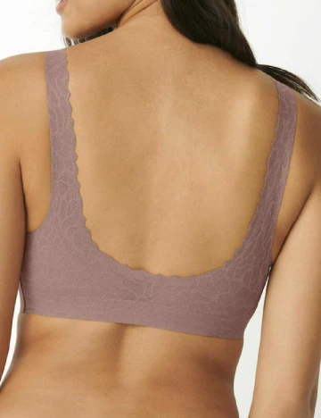 Bustiera Sloggi by Triumph, roz pudra inchis Roz