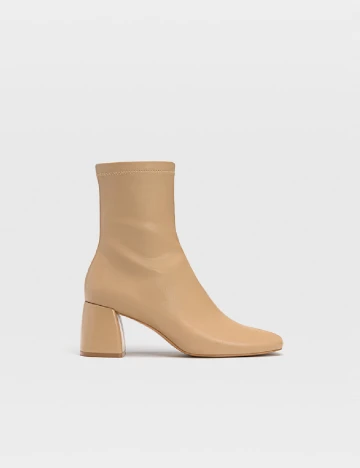 Botine Stradivarius, maro Maro