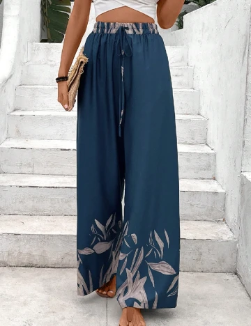 Pantaloni SHEIN, albastru Albastru