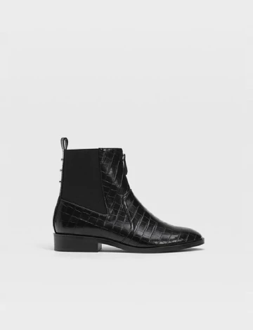 Botine Stradivarius, negru