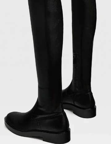 Cizme Stradivarius, negru Negru