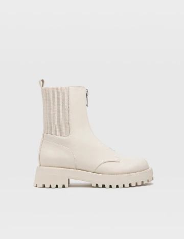 Ghete Stradivarius, crem Crem