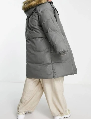 Geaca Sixth June Plus Size, gri Gri