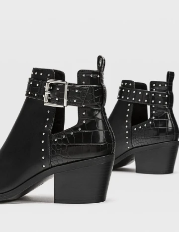 Botine Stradivarius, negru