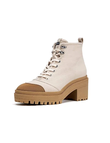 Botine Stradivarius, bej