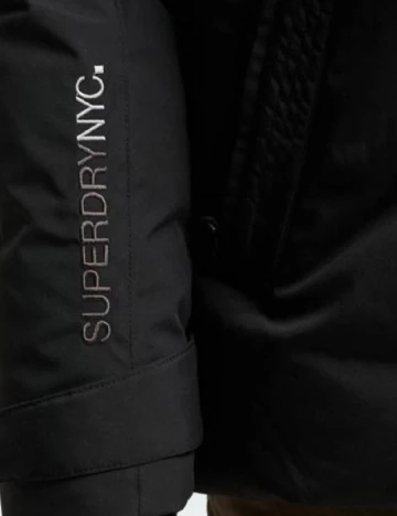Geaca Super Dry, negru Negru