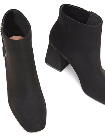 Botine Stradivarius, negru Negru