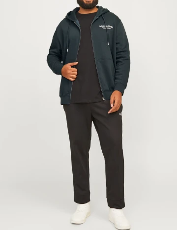 Hanorac Jack&Jones Plus Size Men, verde inchis