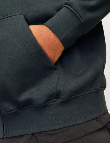 Hanorac Jack&Jones Plus Size Men, verde inchis