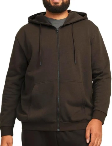 Hanorac Jack&Jones Plus Size Men, maro