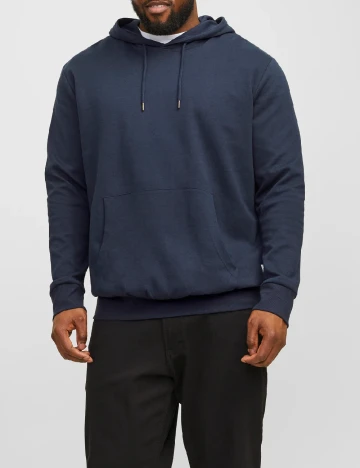 Hanorac Jack&Jones Plus Size Men, bleumarin inchis