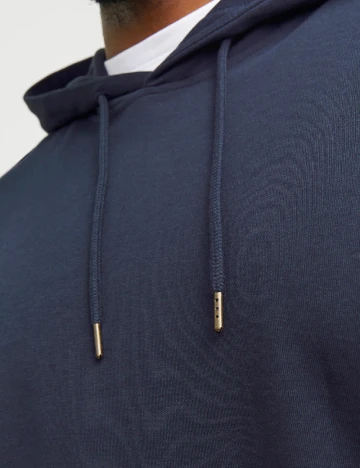 Hanorac Jack&Jones Plus Size Men, bleumarin inchis