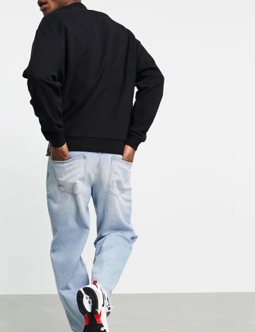 Bluza Oversize ASOS, negru Negru