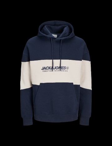 Hanorac Jack&Jones Plus Size Men, bleumarin inchis