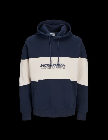 Hanorac Jack&Jones Plus Size Men, bleumarin inchis