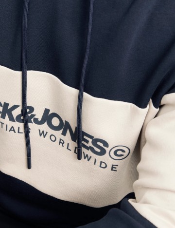 Hanorac Jack&Jones Plus Size Men, bleumarin inchis
