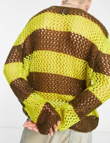 Pulover COLLUSION, galben/maro