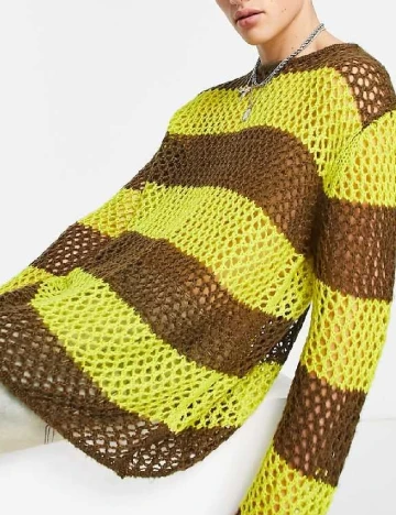 Pulover COLLUSION, galben/maro