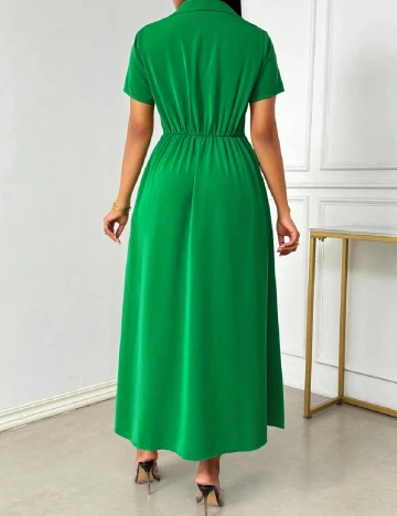 Rochie lunga SHEIN, verde Verde