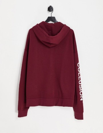 Hanorac Oversize COLLUSION, visiniu