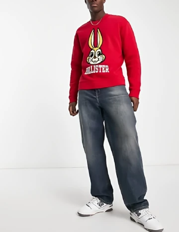 Bluza Hollister, rosu