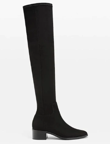 Cizme Stradivarius, negru Negru