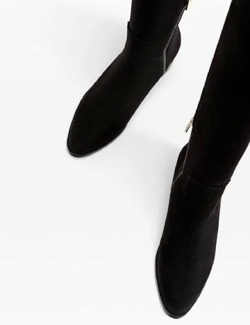 Cizme Stradivarius, negru Negru
