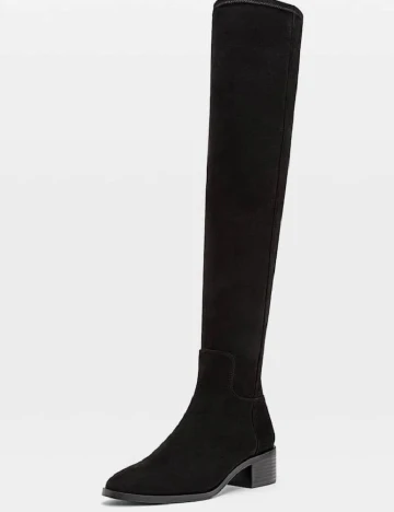 Cizme Stradivarius, negru Negru