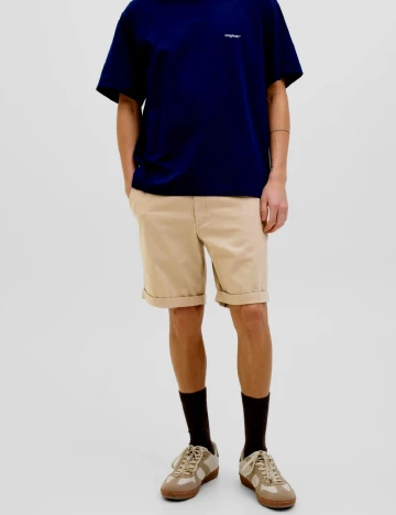 Pantaloni scurti Jack&Jones, maro deschis Maro